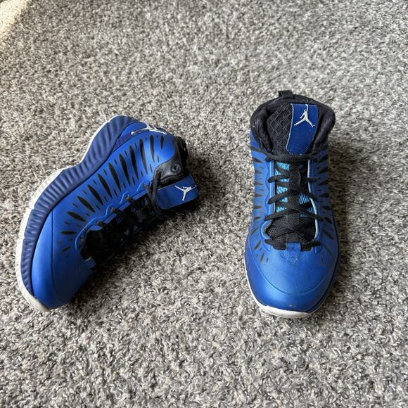 Nike Air Jordan Super Fly Game Men Sneakers Shoe #528650-400 US 8 Royal Blue - Picture 1 of 14